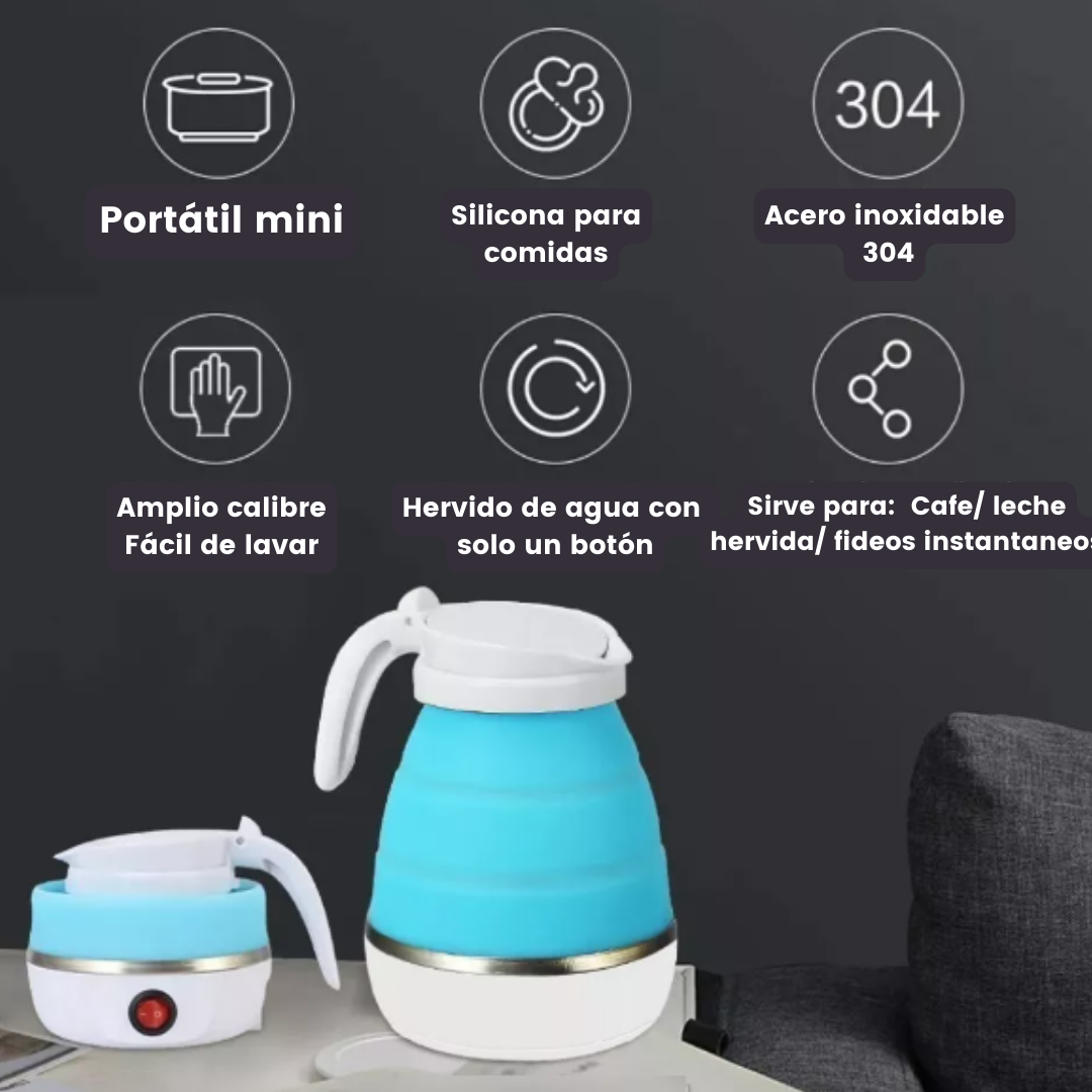 Cafetera Plegable Tetera Jarra Eléctrica